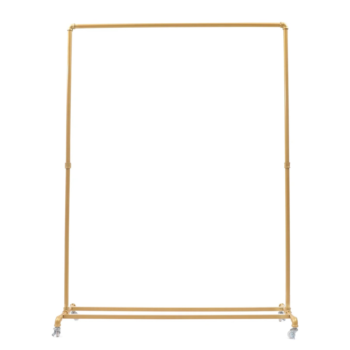 120*35*160cm Clothing display stand Rack Coat Rack Floor Standing Clothes Hanger Rack Removable Metal Clothing Storage Shelf