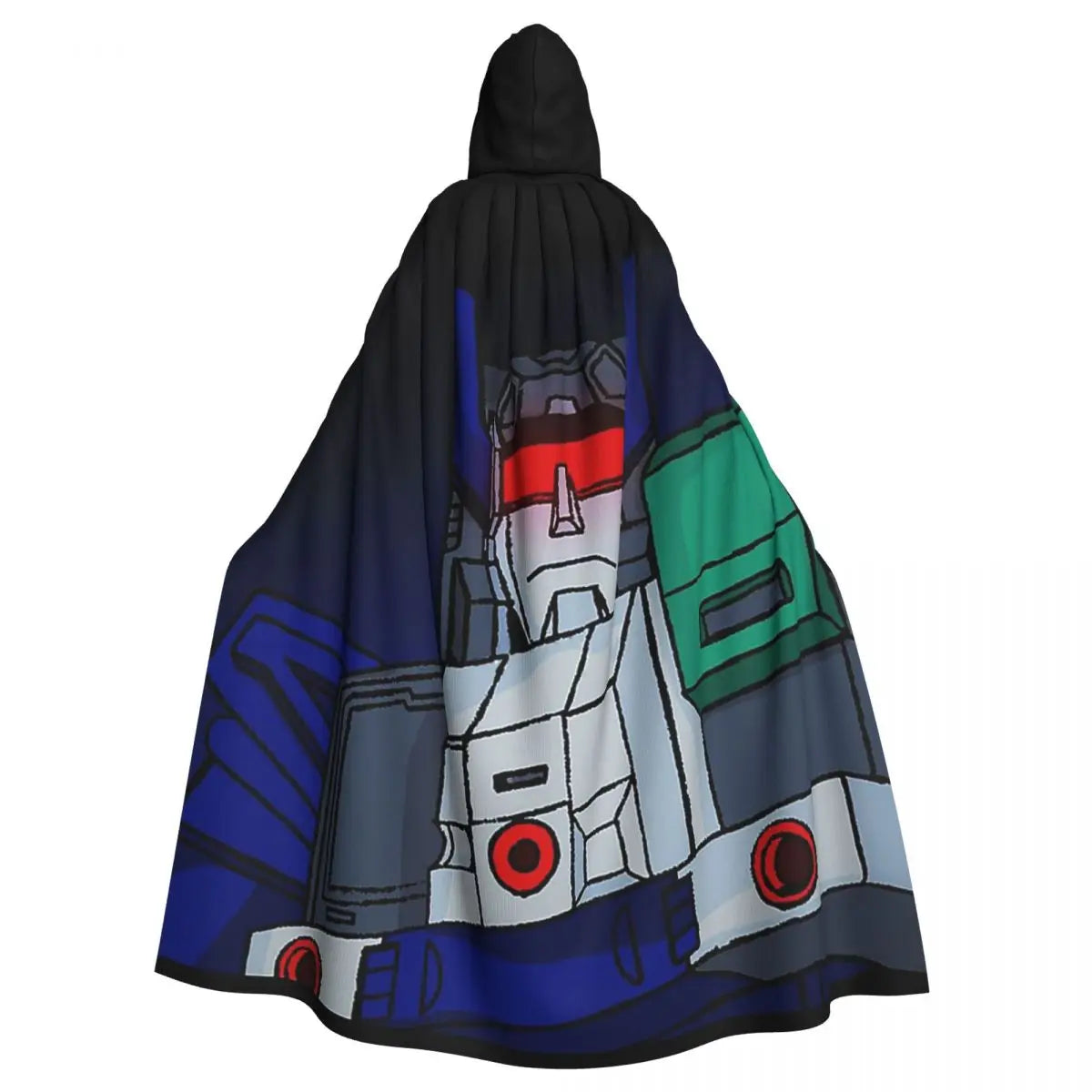 Transformers Autobots Long Hooded Cloak Witch Medieval Costume Cosplay Cape HalloweenCoat Adult Unisex
