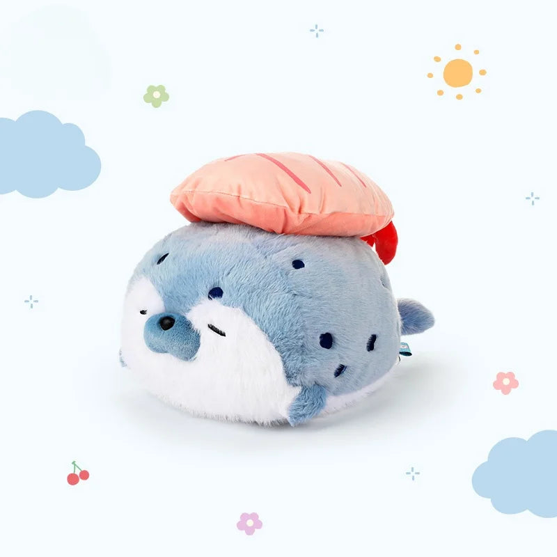 Japanese Cute Sushi Huggable Doll Creative Cartoon Funny Stuffed Pillow Christmas Gift For Children Kawaii Room Decoration