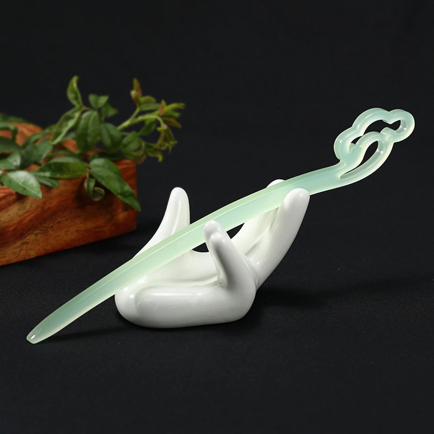 Vintage French Hair Stick Acetate Acid Hair Pin Side Clips Women Girls Ponytail Holder Hair Accessories DIY Retro Hairstyle Tool