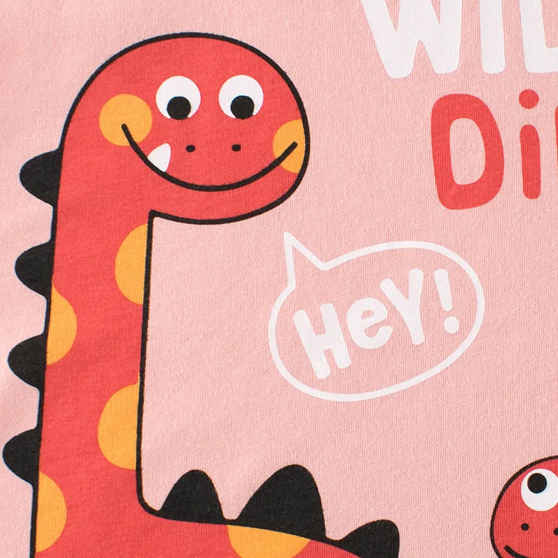 2023 Summe Children Vests for Girls Clothing 100% Cotton Dinosaur Cartoon Kids Boys Sport Causal Tank Tops Baby Cute Clothes