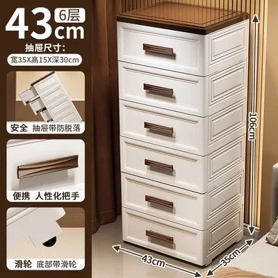 Living Room Cabinets Storage Furniture Multi Use Organizer Box Drawer Type Storage Commode Chambre Five-drawer Cabinets