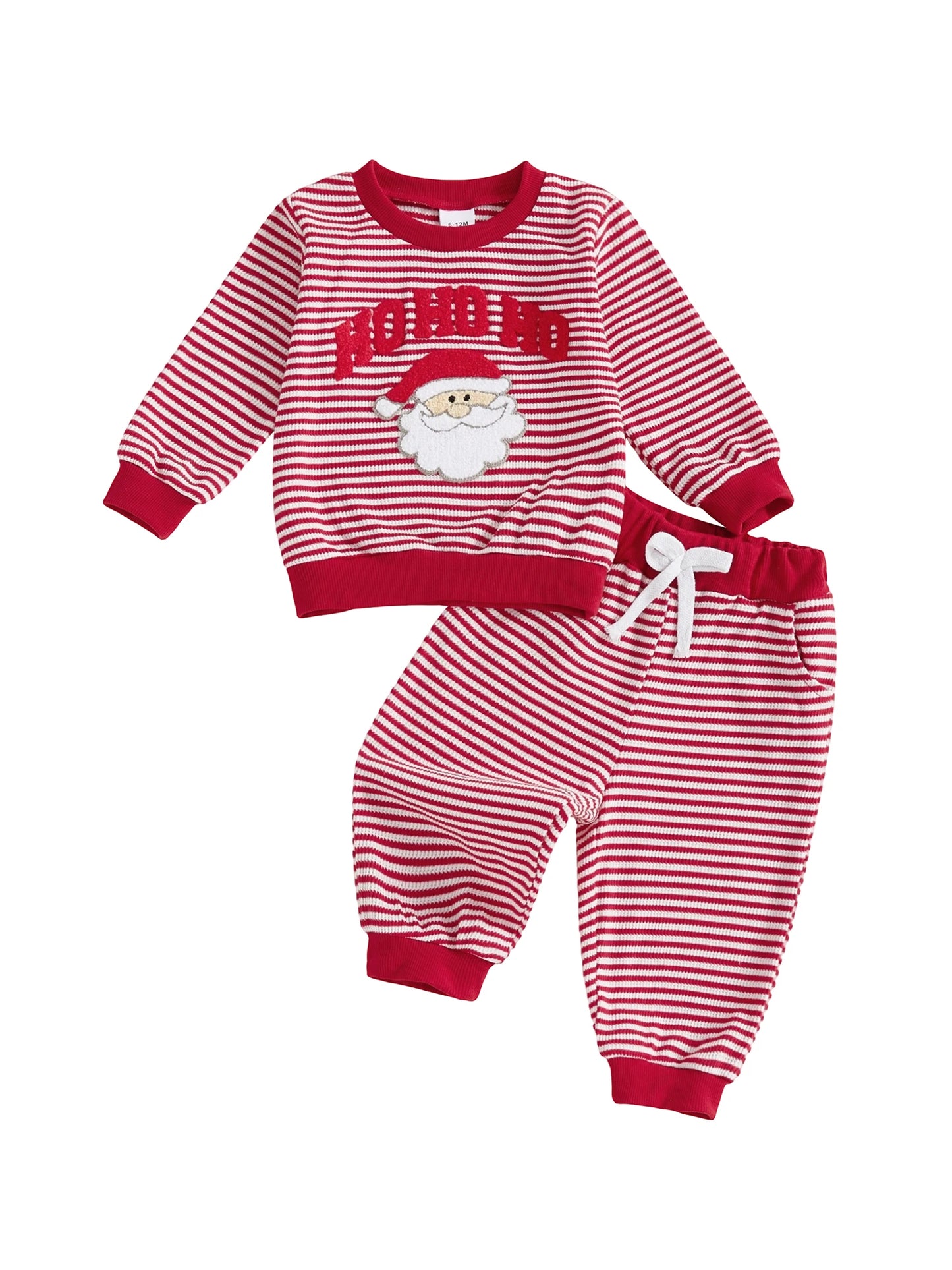 Adorable Infant Reindeer Print Sweater with Matching Leggings 2 Piece Winter Holiday Ensemble for Baby Boy or Girl