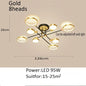 Nordic Minimalist LED Ceiling Light Creative for Living Room Bedroom Decoration Aluminum Fashion Art Lighting Fixtures Lustre
