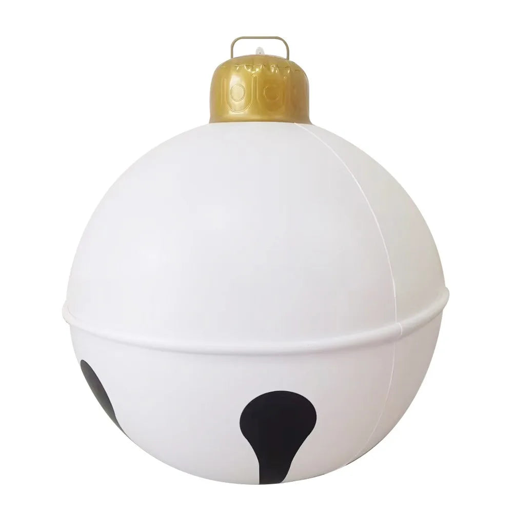 Big 60cm Inflatable Balloons Decoration DIY Christmas Ball without Light Toy Landscape Balloons Festival