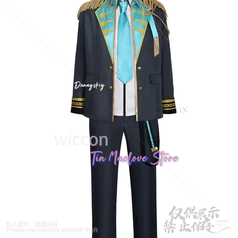 Aoyagi Toya Anime Game Project Sekai VBS Cosplay World Link2 Costume Knights Y2K Coat Pants Punk Idol Uniform Wigs Disfraces