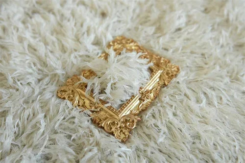 Feather Tassel Velvet Fabric Shooting Background Baby Clothes Pillow Dresses DIY Stage Apparel Designer Sewing Material Cloth