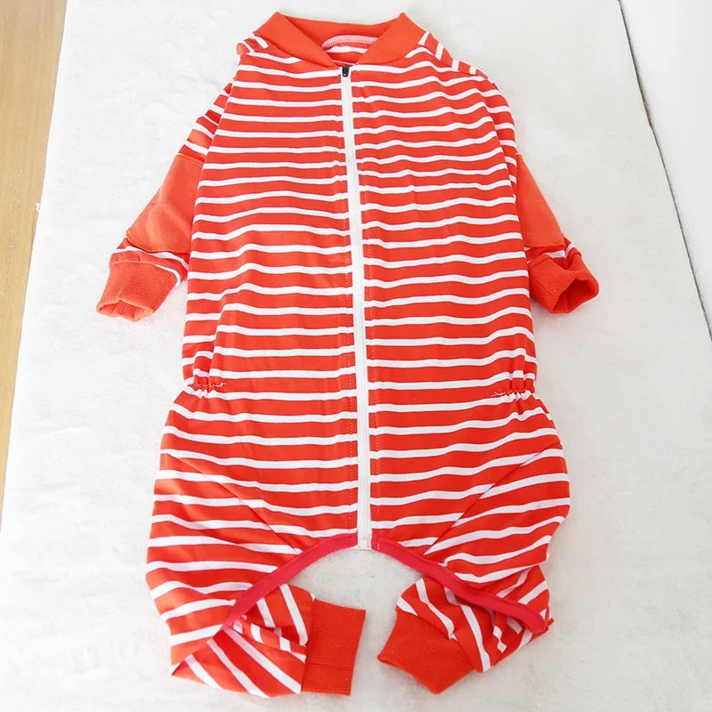 For Big Dog Clothing Jumpsuit Overalls Winter Large Dog Clothes Pajamas Rompers Samoyed Husky Golden Retriever Dog Coat Costumes