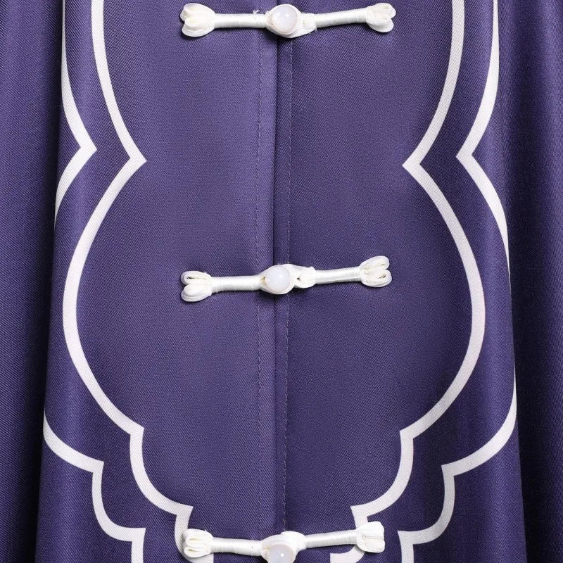 Anime Silent Witch Monica Everett Cosplay Costume Purple Robe Dress Coat Uniform Woman Cute Halloween Masked Ball Suit