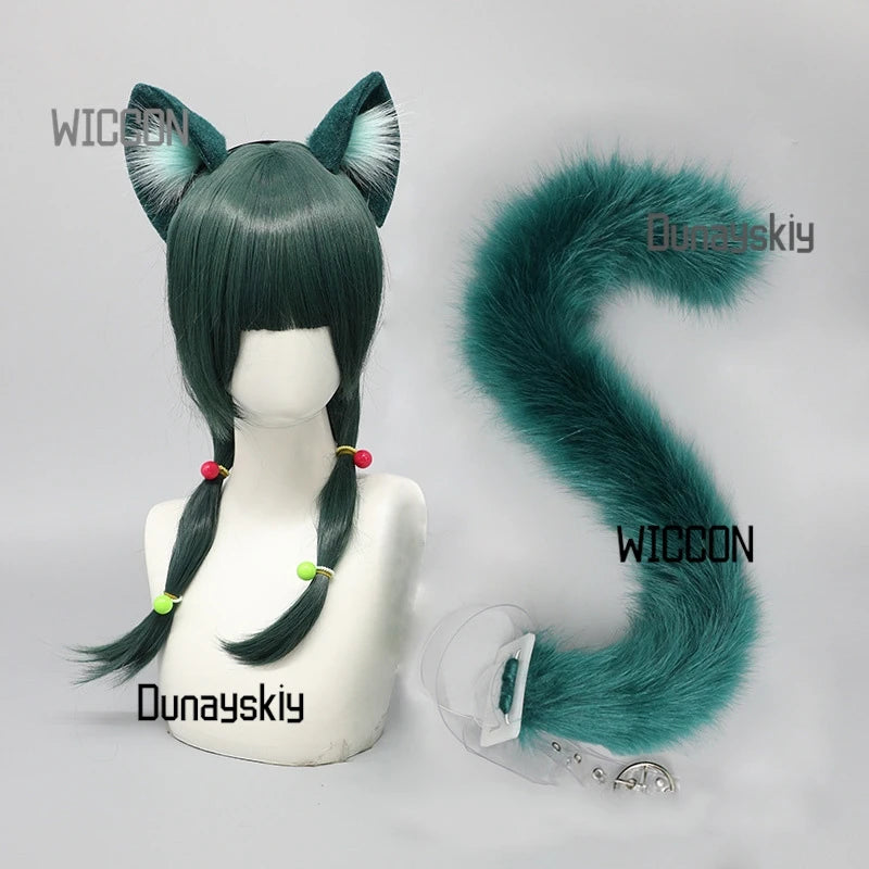 The Apothecary Diaries maomao Anime cos suit cat ear hair hoop cat tail suit diffuse accessories Halloween cosplay gift