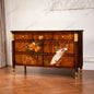 M178 American retro solid wood chest high-end storage cabinet floor-to-ceiling entrance storage decorative cabinet