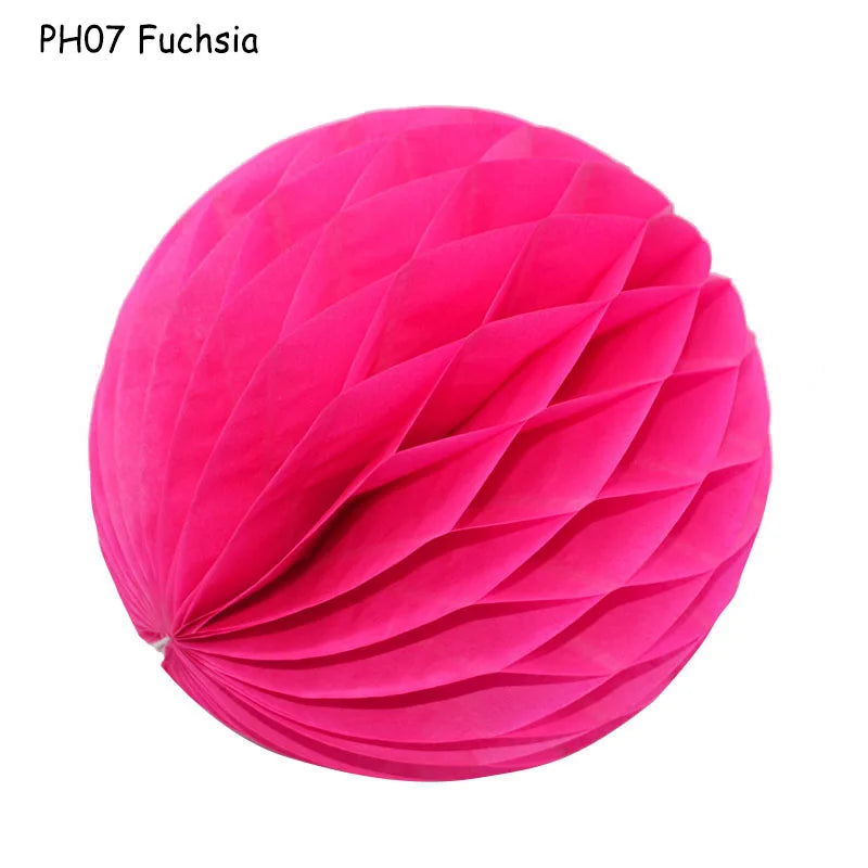 5pcs/lot 10/15cm Decorative Paper Honeycomb Ball Pastel Flower Wedding Kid Birthday Party Decoration Baby Shower Supplies8Z