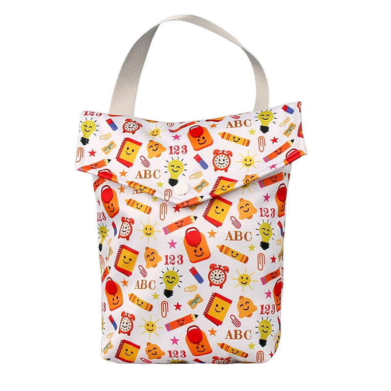 Pororo Baby Diaper Bag Waterproof Wet Bag for Swimsuit Travel Beach Pool Dirty Yoga Gym Clothes Makeup Bag
