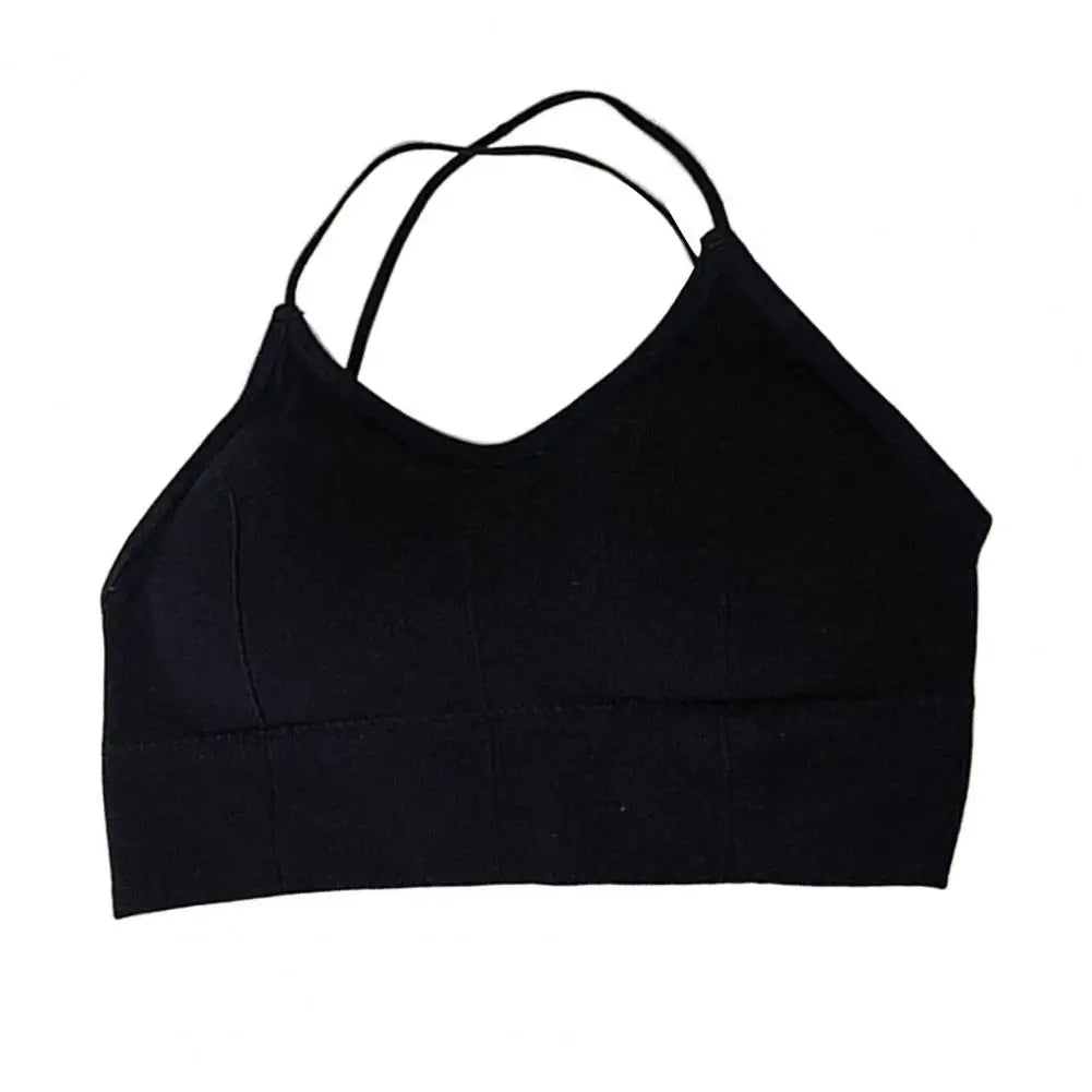 Sexy Women Padded Wire Free Crop Push Up Bralette Top Tanks for Bras Lingerie SpaghettiTop Camis Seamless Sling Female Tube Top