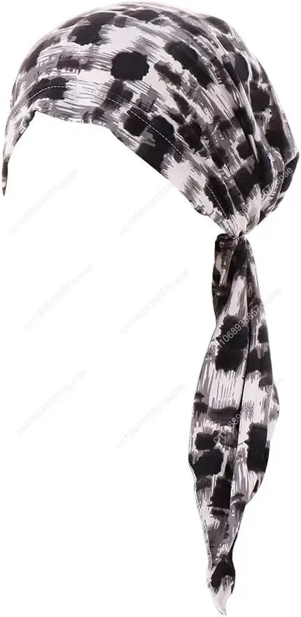 Pre-Tied Bandana Turban Hat Chemo Cancer Headscarf Headwraps Headwear for Women Hair Cover Hat