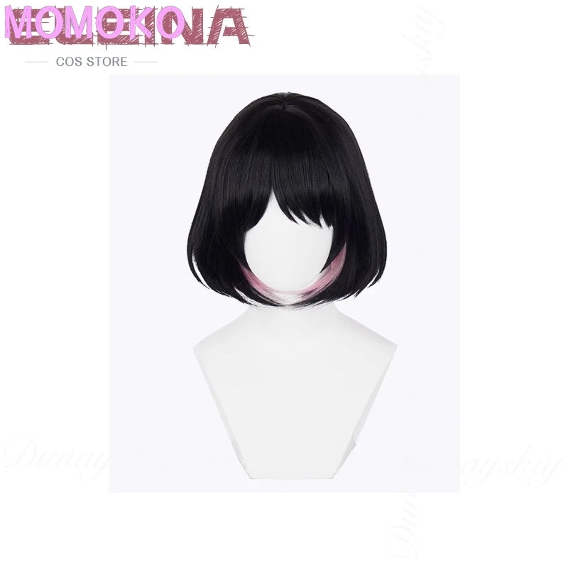 LAZARUS Anime Eleina Cosplay A Introverted 15-year-old Girl With Highlight Pink Brunette Hair And Clothe Cosplay Costume All Set