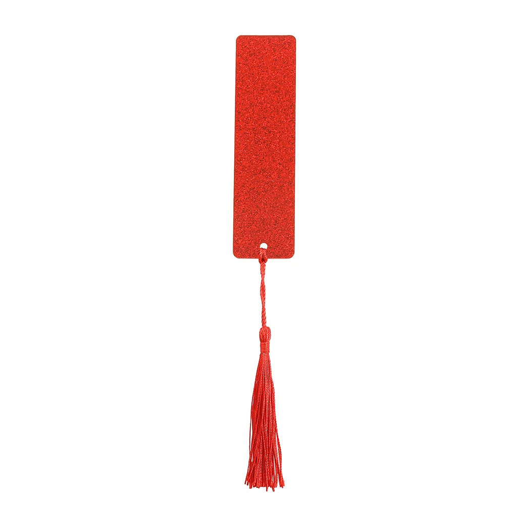 10 Styles New Bling Bling Creative Acrylic Bookmark with Tassel Christmas Party Decor Back To School Gifts