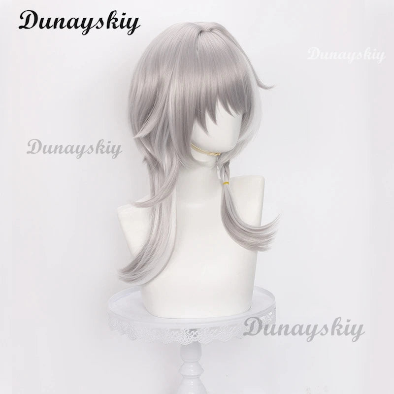 Cipher Cosplay Wig Honkai Star Rail Cifera Gray White Long Hair Amphoreus Halloween Party for Women Girls Carnival Props