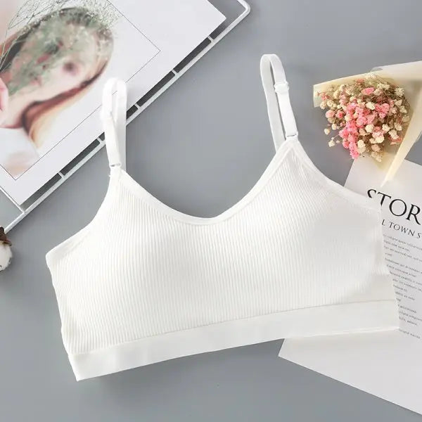 Women Seamless Bras Padded Tube Top Nowire Underwear Female Solid Color Sexy Lingerie Girls Bandeau Crop Top Comfy Intimates