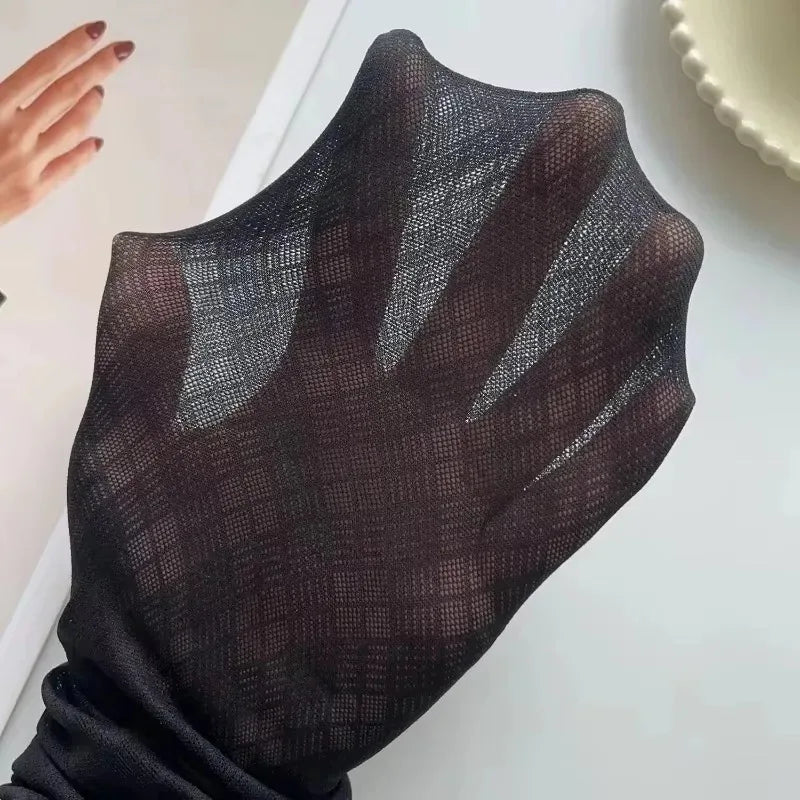 Sexy Black Houndstooth Stockings Lingeries for Women Girls Tights High NightClub Party Gift Women Pantyhose