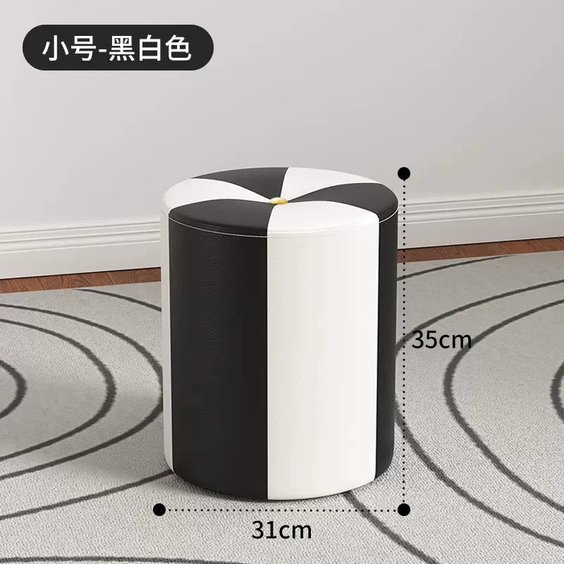 nordic Footrest Stool Hallway kitchen makeup living room vanity chair Wooden luxury home offer Interior items foot furniture
