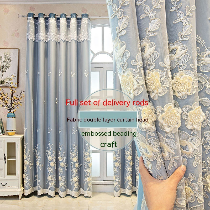 Veloria™ – Double Open Curtain Set – Magnolia Elegance Edition