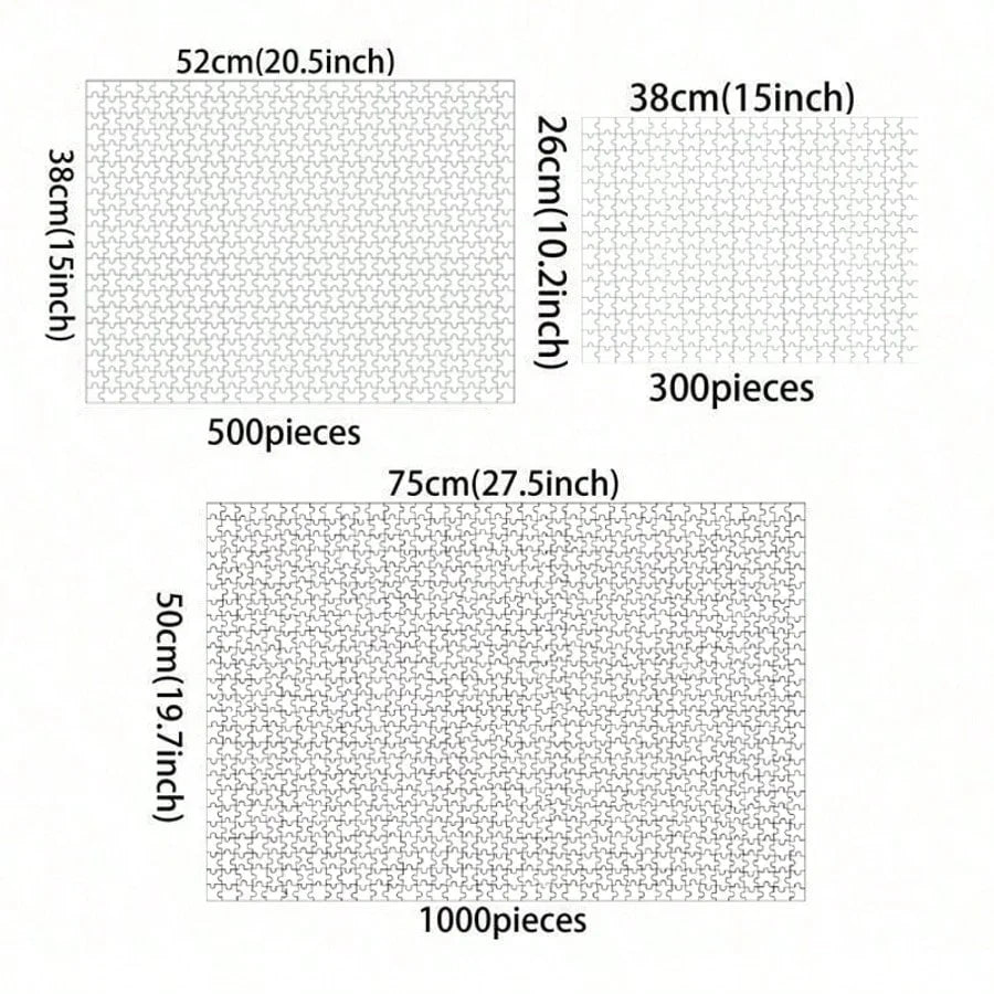 Elevator Court 300/500/1000 Pcs Jigsaw Puzzle Wooden Puzzle for Gameroom Bedroom Livingroom Party Decor Christmas Holiday Gift