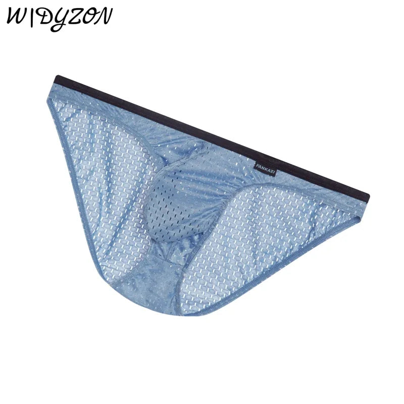 Men Underwear Sexy Men Mesh Briefs Underpants Breathable Soft Male Panties Cuecas Calzoncillos U Pouch Men's Lingerie Jockstrap