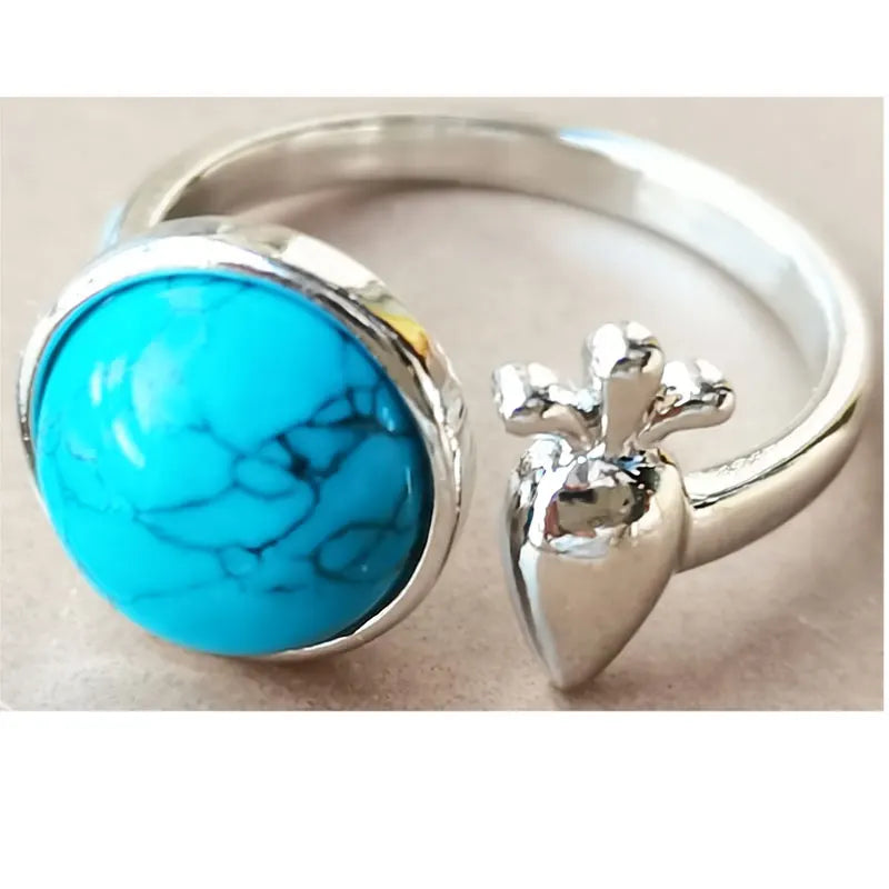Lapis Lazuli bead Ring PWB1174