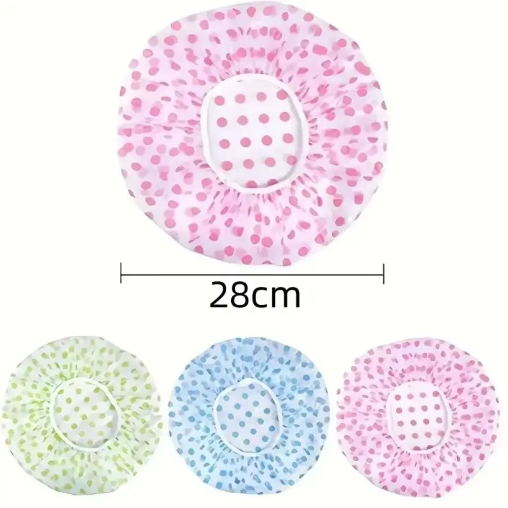 Durable Dustproof Shower Cap Oil-proof Fume Prevention Waterproof Bathing Cap Dry Hair Cap Household