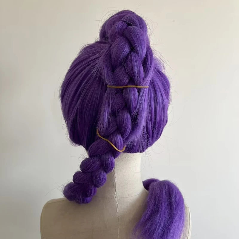 Rumi Mira Zoey Cosplay Wig KPOP Demon Hunters Anime Cosplay Huntrix Women Halloween Party Cosplay Costume Props 120cm Long Hair