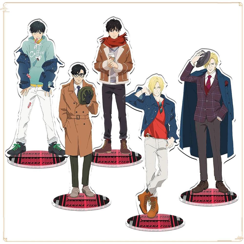 Japanese Anime Stand Acrylic Figure Children's Collection Creative Humanoid Desktop Ornaments Christmas Exquisite Gifts Fun Toys