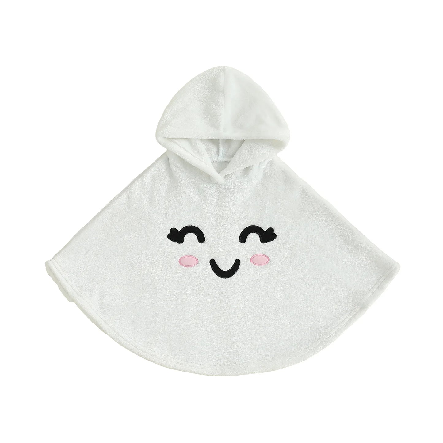 Creepy Halloween Costume for Children Black Bat Design Hooded Cloak for Toddlers and Teens