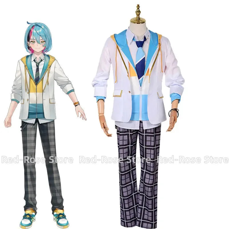 NIJISANJI EN Kyo Kaneko Cosplay Costumes VTuber ILUNA Uniform Suit Halloween Carnival Youtuber Full Outfits