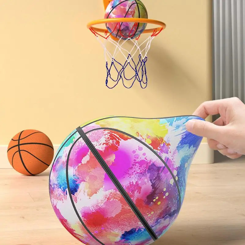 Kids Cloth Covering Indoor Silent BasketBall