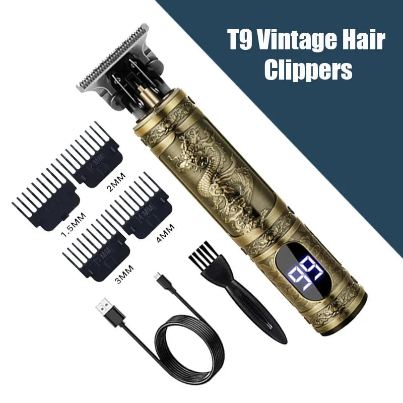 Three-speed Variable Gear T9 Hair Clipper Shaving Hair Trimming Hair Trimming Electric Shaver Boyfriend Gift Barber Clippers