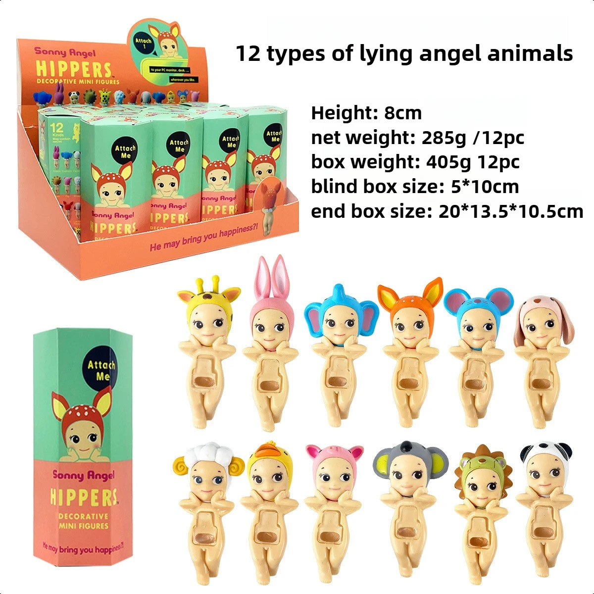 Sonny Angel Hippers Blind Box Animal Series Mini Anime Action Figure Authentic Doll for Kids Children Christma Birthday Toy Gift