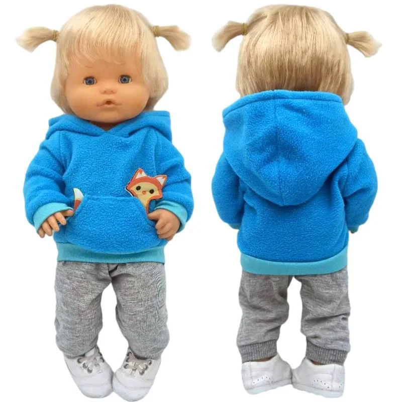 16 Inch Nenuco Doll Clothes T-shirt Short  for 40cm Ropa Y Su Hermanita 38cm Baby Doll Fashion Denim Shorts