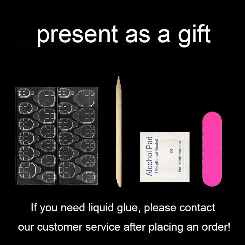 24pcs Dark Red Fake Nails Square Head Cat Eye Nail Press on Nails Faux Fingernails Christmas False Nails Acyrlic Simple Manicure