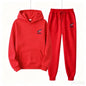 2026 Spring and Autumn Women's Casual Two-Piece Hooded Sweatshirt Women's Street Fashion Printed Sports Suit