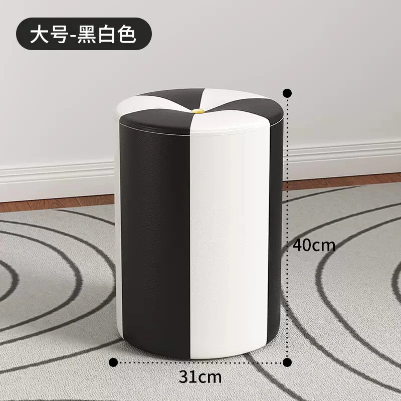 nordic Footrest Stool Hallway kitchen makeup living room vanity chair Wooden luxury home offer Interior items foot furniture