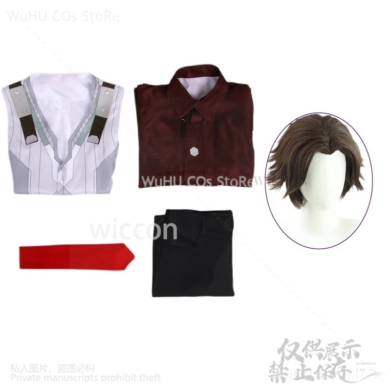 Anime Game LOL Arcane Cosplay Viktor Costume Wig Uniform Outfits Halloween Carnival Christmas Suit For Man Women Customized Cos