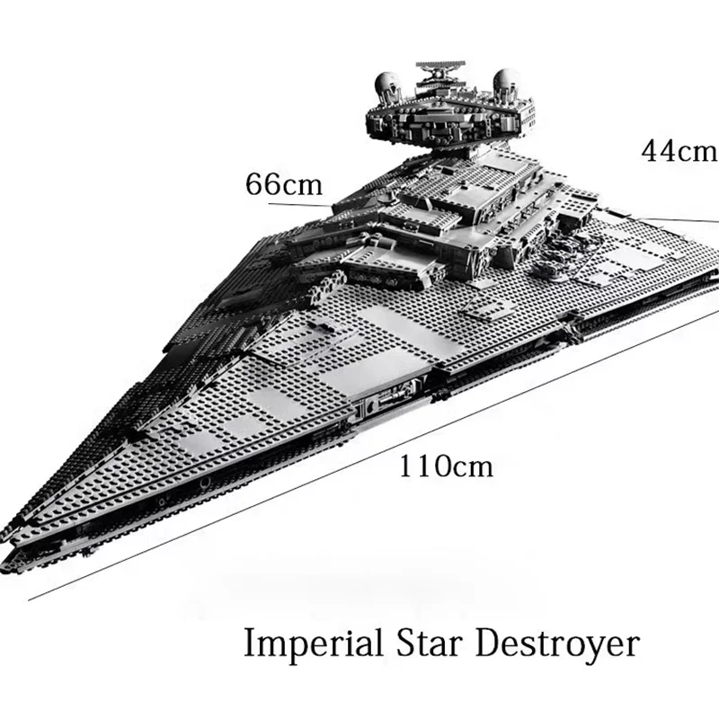 2025 Large 4784PCS UCS Empire Star Destroyer Creative Building Block 75252 Brick Toy Super Great Ultimate Weapon Spaceship  Gift