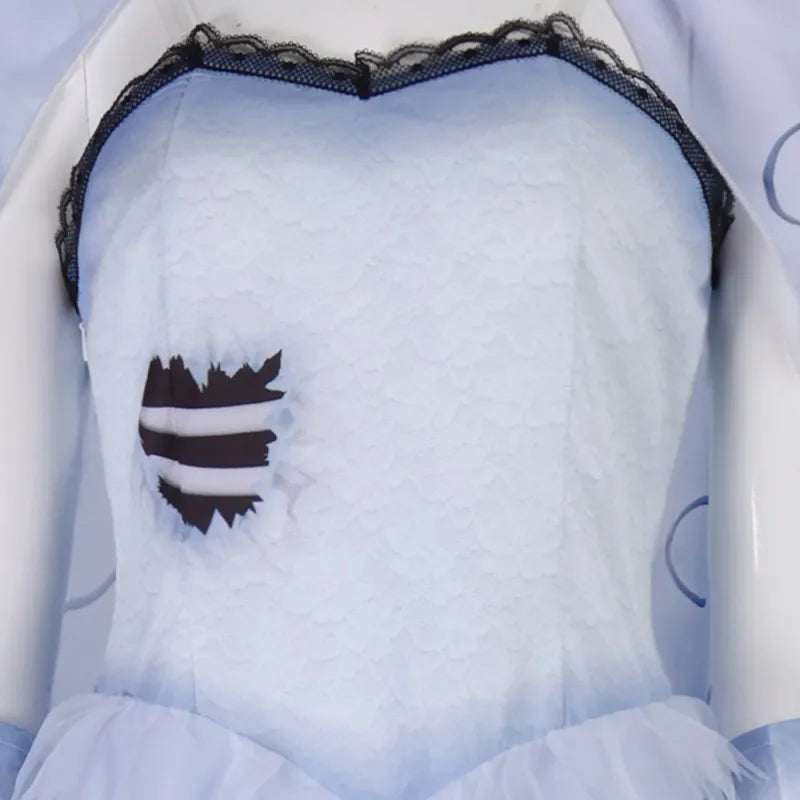 Halloween Costumes Corpse Emily Cosplay Dresses Ghost Bride Emily's Wedding Dress Horror Movie Party Women's Dressing Up