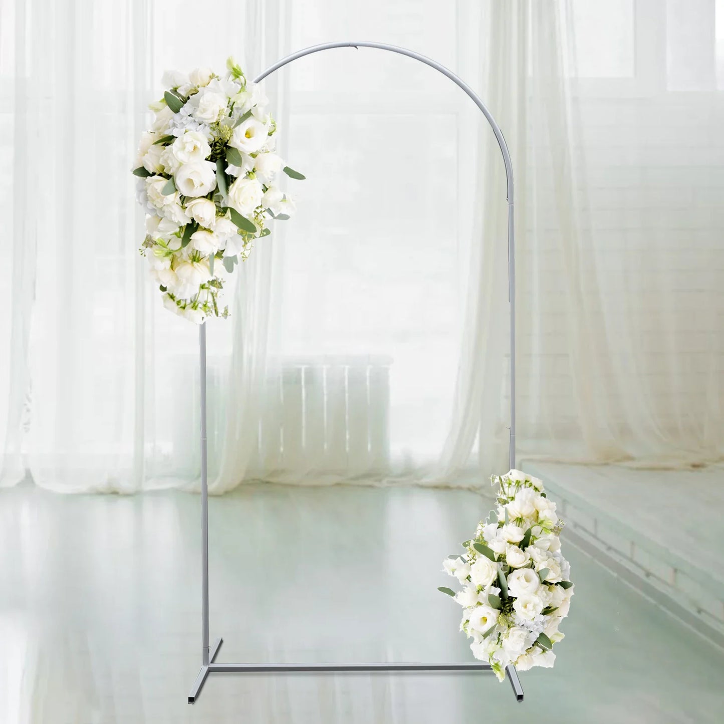 Wedding Arch Metal Backdrop Stand Balloon Flower Stand For Wedding, Birthday Party, Garden Decoration