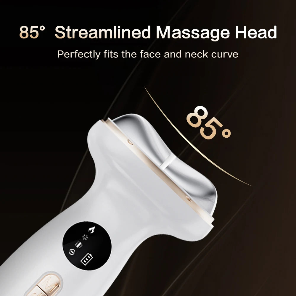 Neck Beauty Device Home Skin Tightening Machine Neck Cold Hot Compress Massage Vibration EMS Wrinkle Reduction