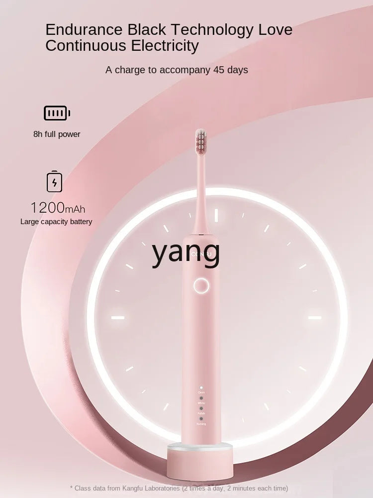 L'm'm Electric Toothbrush Rechargeable Sonic Vibration Soft Fur Couple Gift Box