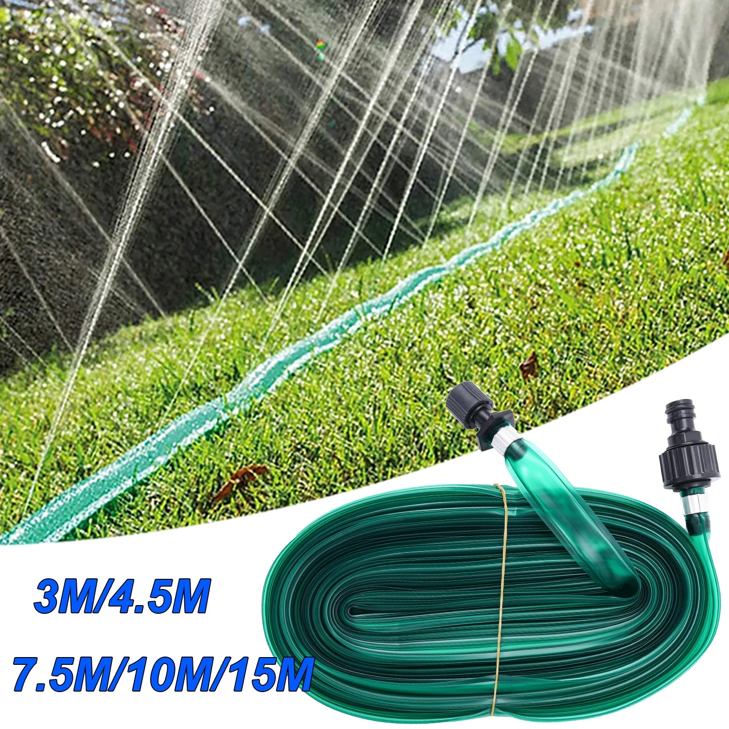 3/4.5/7.5/10/15M Porous Soaker Hose Water-Saving Soaking Hoses Garden Flower Bed Lawn Watering Agricultural Drip Irrigation Tape