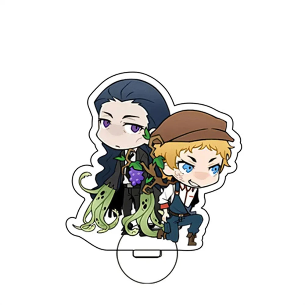 Japan Anime Bungo Stray Dogs Acrylic Stand Model Figure Cosplay Plate Holder Topper Fans Christmas Desk Decor Plate Gifts