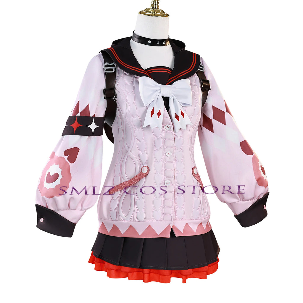Smlz Ukinami Yuzuha Cosplay Game Zenless Zone Zero Costume Wig Coat Bag Suit Spook Shack For Women Girls Halloween Party Props